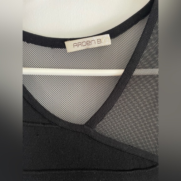 Arden B Sexy Black Bodycon Dress SZ Sm - Picture 4 of 6